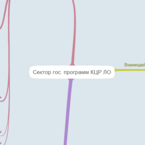 Ментальная карта Сектор госпрограмм