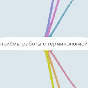 приемы работы с терминологией