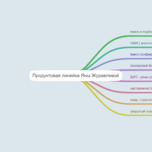 Продуктовая линейка Яны Журавлевой