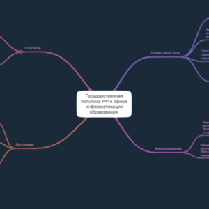 Государственная политика РФ в сфере информатизации образования