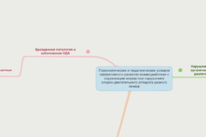 Психолого-педагогические условия успешного развития детей с НОДА