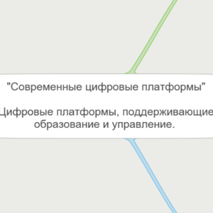 «Современные цифровые платформы».