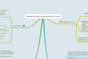 Формы русского национального языка